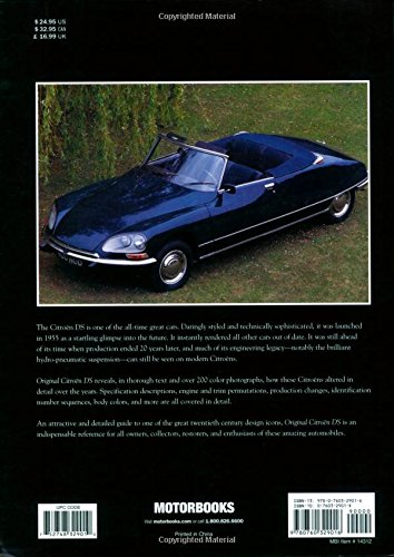 Бумажная книга «Original Citroen DS», автор Джон Рейнольдс - фото №1