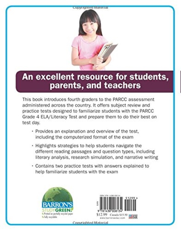 Бумажная книга «Let's Prepare for the PARCC Grade 4 ELA/Literacy Test», автор Келли Эппли - фото №1
