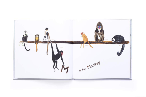 Паперова книга «Almost an Animal Alphabet», автор Кеті Віггерс - фото №1