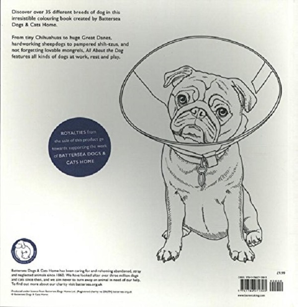 Паперова книга «All About the Dog. A Battersea Dogs & Cats Home Colouring Book» - фото №1