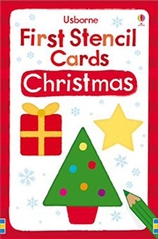 Бумажная книга «First Stencil Cards Christmas», автор Вики Эрроусмит - фото №1
