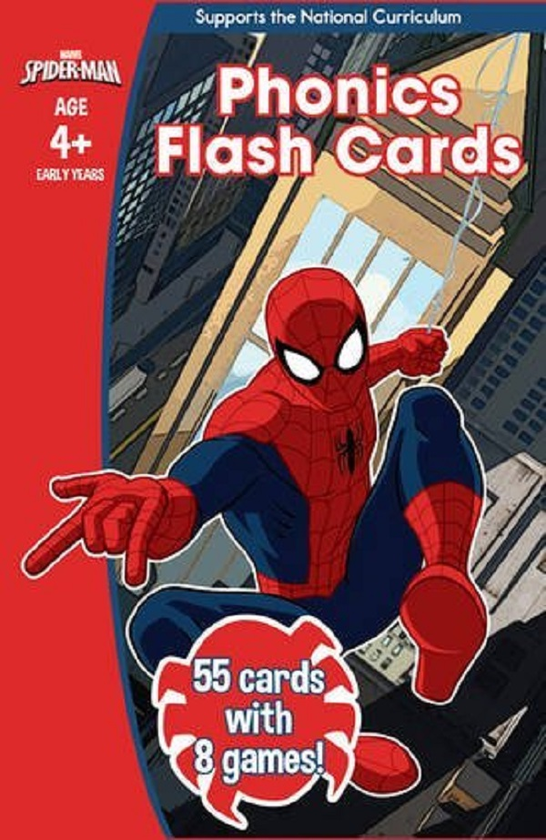 Паперова книга «Spider-Man. Phonics Flash Cards» - фото №1