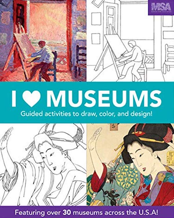 Бумажная книга «I Heart Museums Activity Book» - фото №1