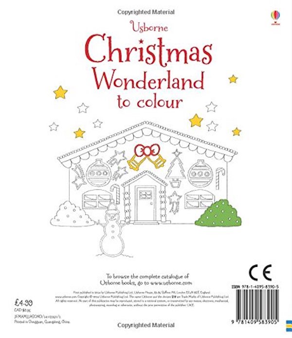 Бумажная книга «Christmas Wonderland to Colour», автор Эбигейл Уитли - фото №1