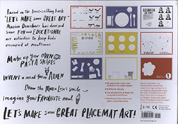 Паперова книга «Let's Make Some Great Placemat Art», автор Маріон Дьючарс - фото №1