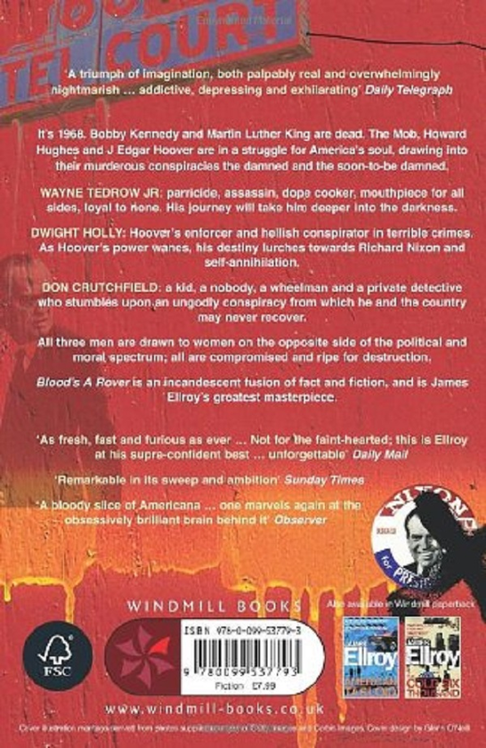 Бумажная книга «Blood's A Rover», автор Джеймс Эллрой - фото №1