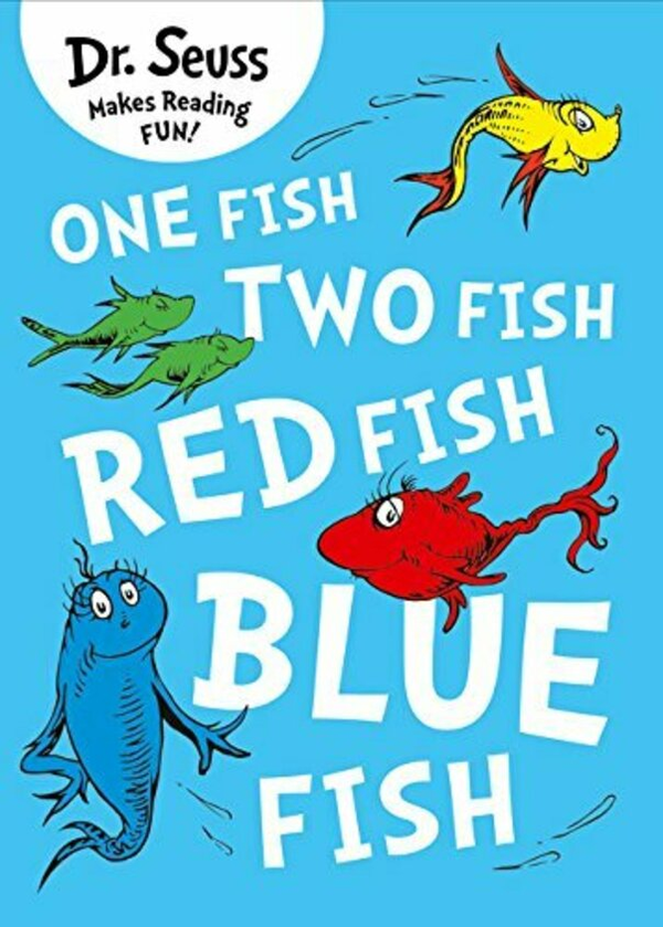 Паперова книга «One Fish, Two Fish, Red Fish, Blue Fish», автор Доктор Сьюз - фото №1