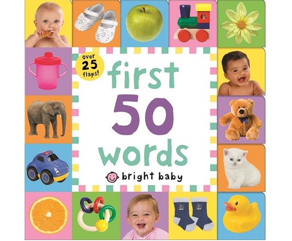 Паперова книга «Lift The Flap Tab First 50 Words», автор Роджер Прідді - фото №1