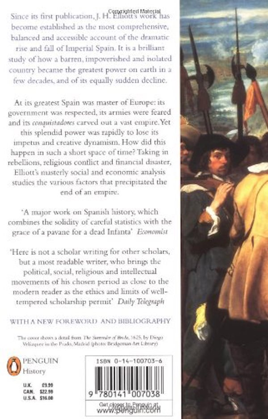Паперова книга «Imperial Spain 1469-1716», автор Джон Хакстебл Елліот - фото №1
