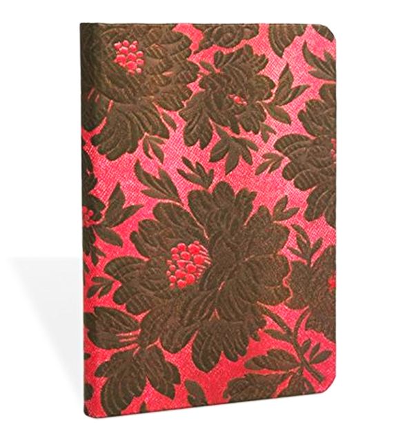  «Записная книжка Paperblanks Шик и Атлас Черная георгина мини в линию (PB2963-2)», бренда Paperblanks - фото №1