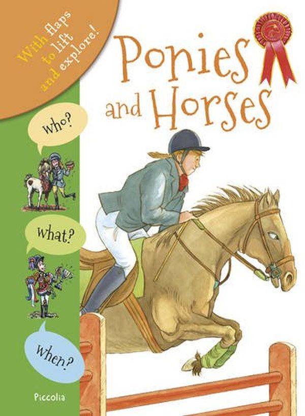Паперова книга «Who? What? When? Horses and Ponies», автор Аніта Ганері - фото №1