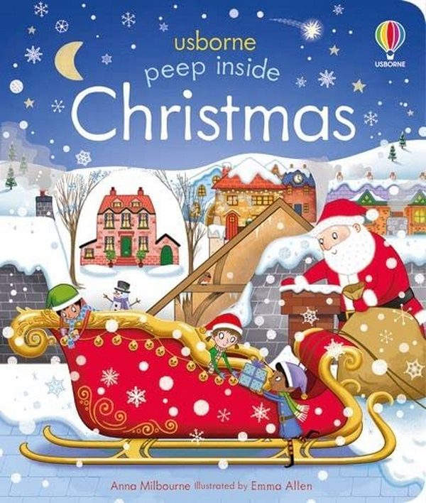 Бумажная книга «Peep Inside Christmas», автор Анна Милборн - фото №1