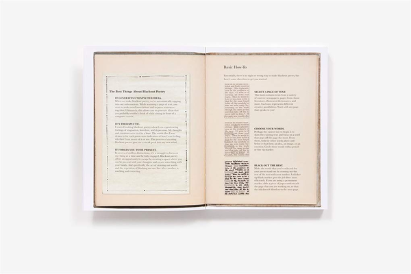 Бумажная книга «Make Blackout Poetry. Turn These Pages into Poems», автор Джон Кэрролл - фото №1