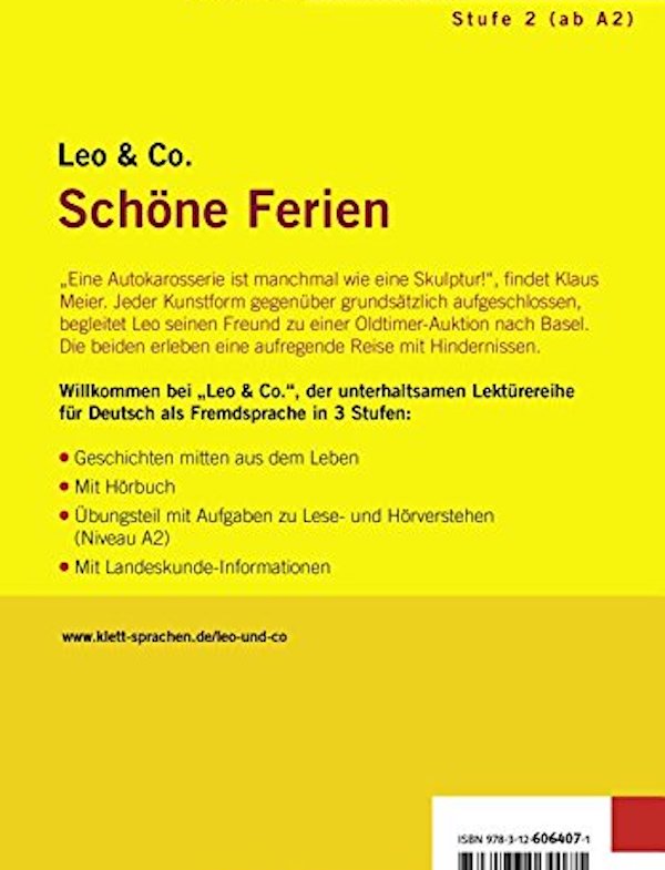 Бумажная книга «Schöne Ferien Leichte Lektüren für Deutsch als Fremdsprache Buch mit Audio-CD» - фото №1