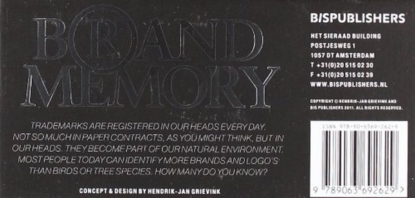 Бумажная книга «Brand Memory Game», автор Хендрик-Ян Гривинк - фото №1