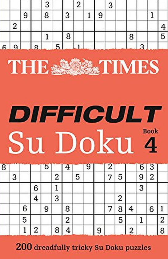 Бумажная книга «The Times Difficult Su Doku. Book 4» - фото №1