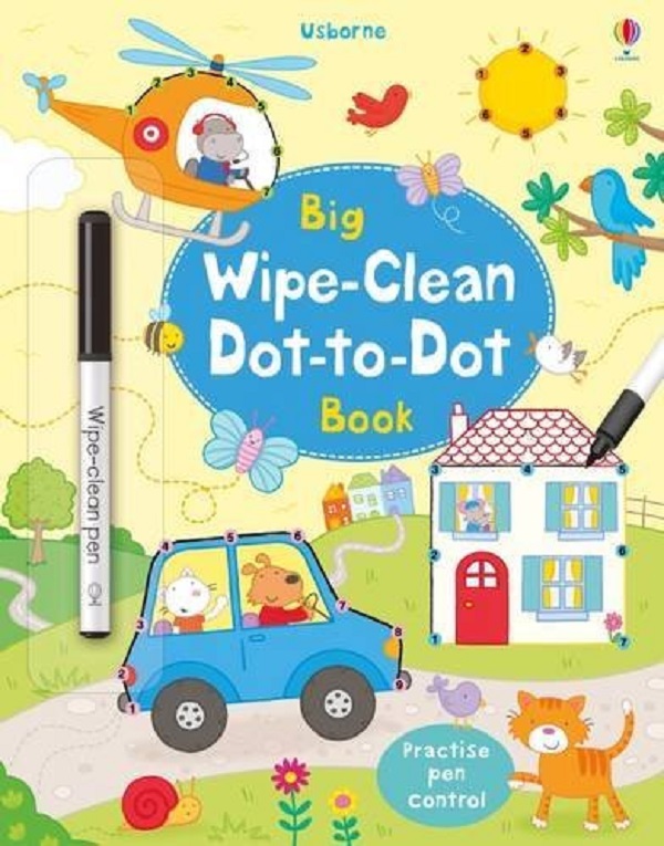 [object Object] «Big Wipe Clean Dot-to-Dot Book », автор Фелисити Брукс - фото №1