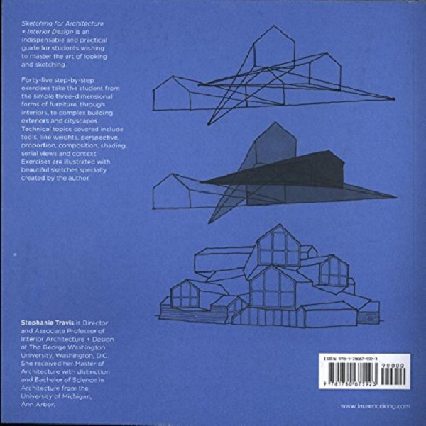 Бумажная книга «Sketching for Architecture and Interior Design», автор Стефани Трэвис - фото №1