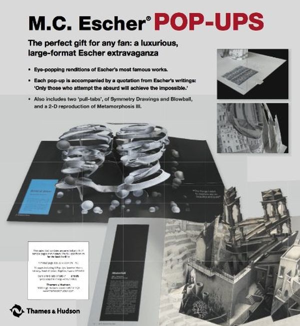 Бумажная книга «M.C. Escher Pop-Ups», автор Кортни Уотсон МакКарти - фото №1