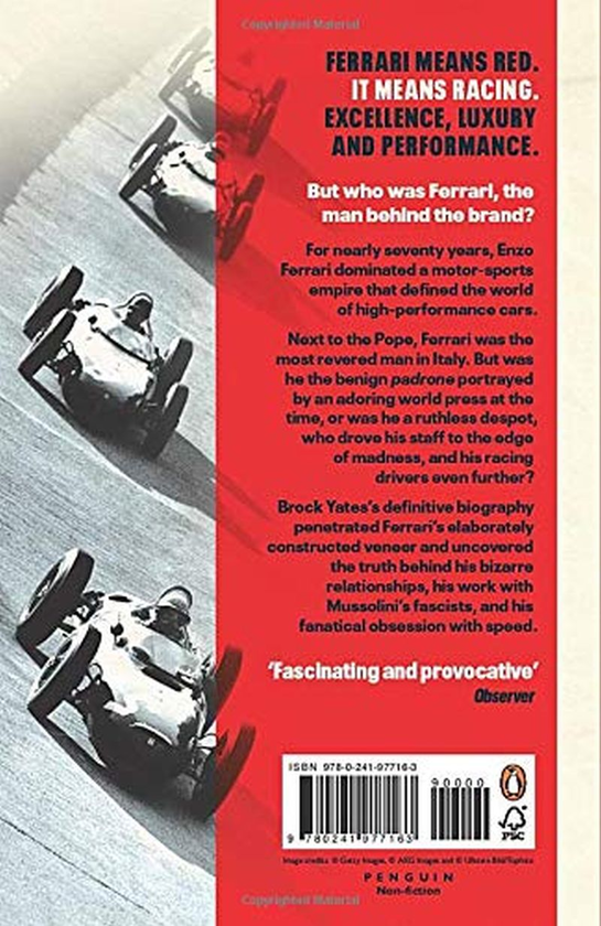 洋書 Enzo Ferrari: The Man and the Machine Книга «Enzo Ferrari. The Man and the Machine» – Брок Єйтс, купити