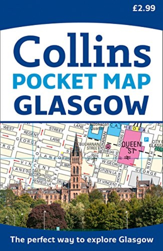 Бумажная книга «Glasgow Pocket Map: The perfect way to explore Glasgow» - фото №1