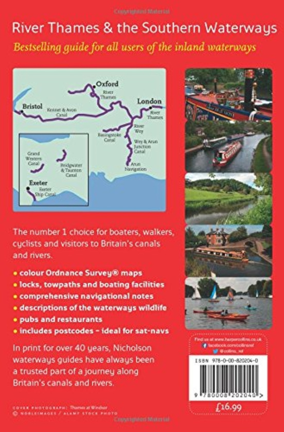 Бумажная книга «River Thames and Southern Waterways : Waterways Guide 7» - фото №1