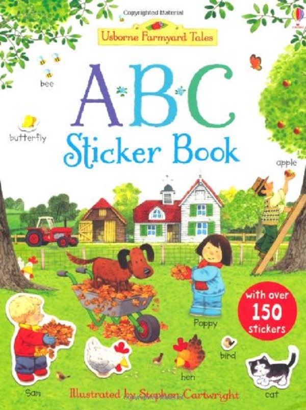 Паперова книга «Farmyard Tales ABC Sticker Book», автор Джессіка Грінвелл - фото №1