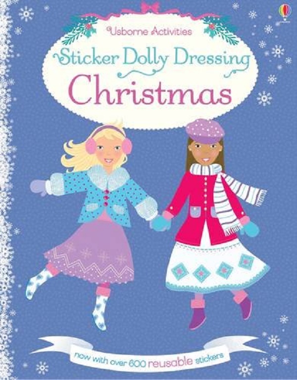 Бумажная книга «Sticker Dolly Dressing Christmas », автор Леоне Пратт - фото №1