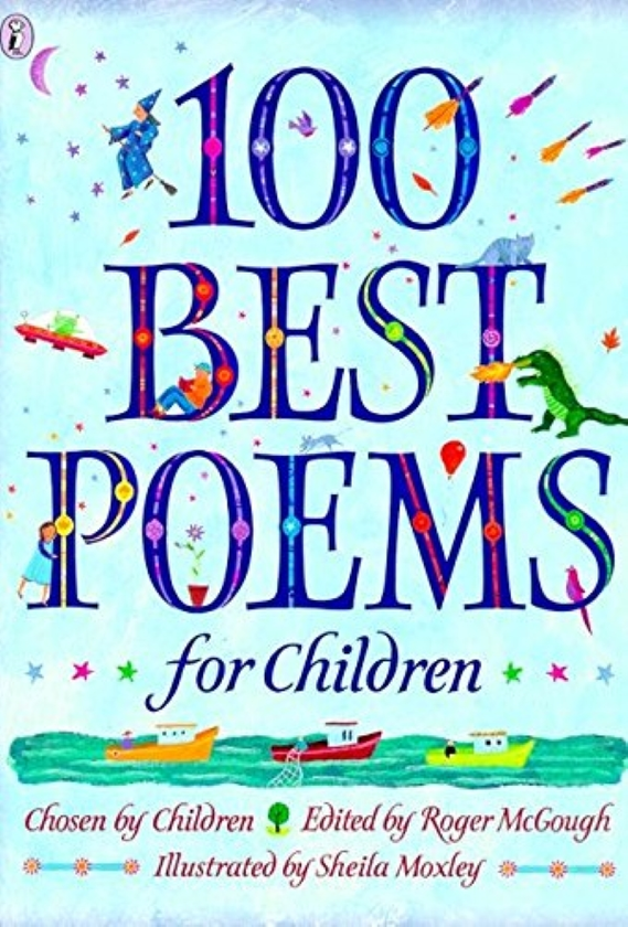 Паперова книга «100 Best Poems for Children», автор Шейла Мокслі - фото №1
