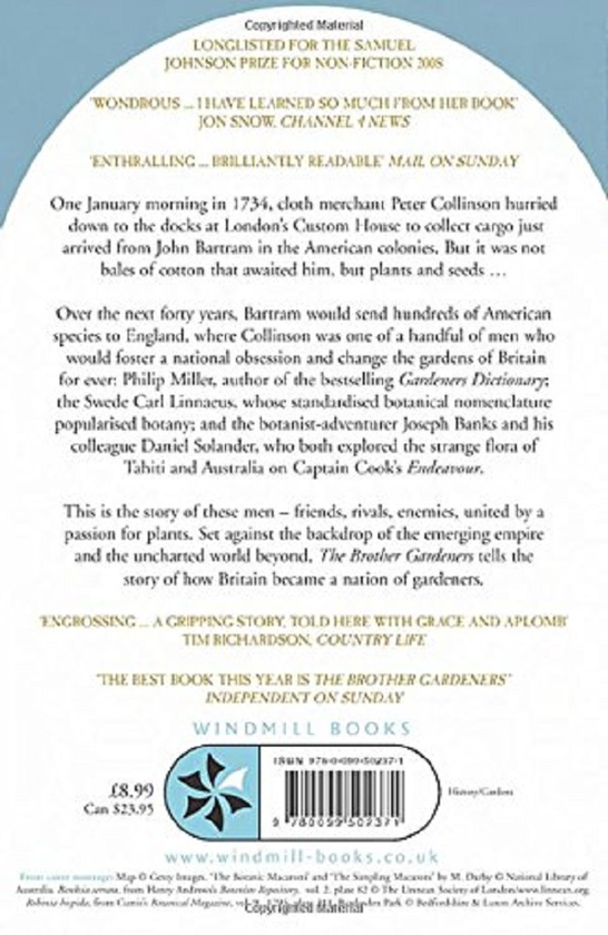 Бумажная книга «The Brother Gardeners. Botany, Empire and the Birth of an Obsession», автор Андреа Вульф - фото №1