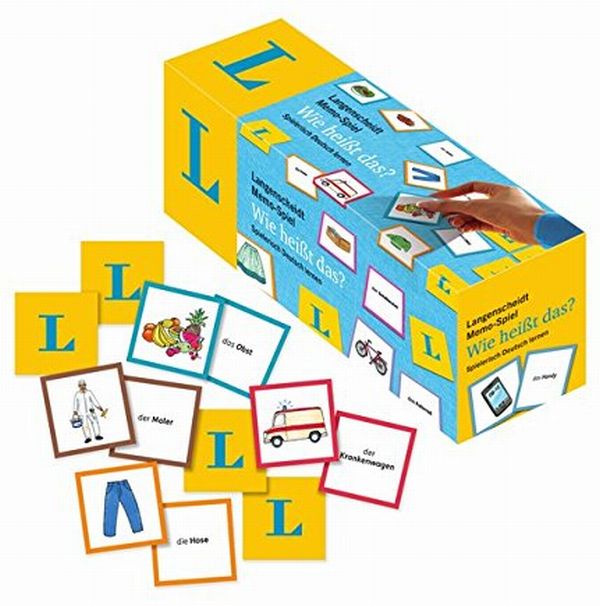 Паперова книга «Langenscheidt Memo-Spiel Wie heisst das? Spielerisch Deutsch lernen» - фото №1