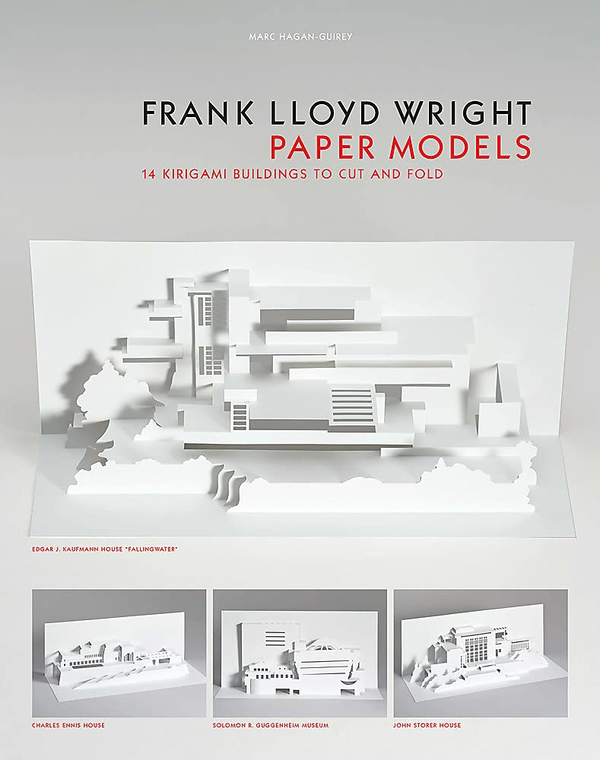 Бумажная книга «Frank Lloyd Wright Paper Models. 14 Kirigami Buildings to Cut and Fold», автор Марк Хаган-Гирей - фото №1