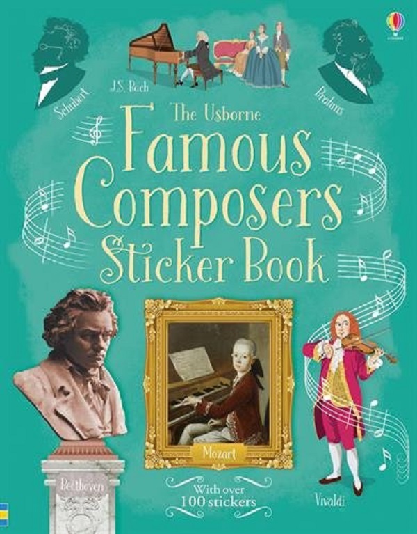 [object Object] «Famous Composers Sticker Book», автор Энтони Маркс - фото №1