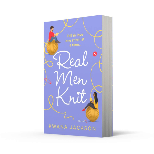 Бумажная книга «Real Men Knit», автор Квана Джексон - фото №1