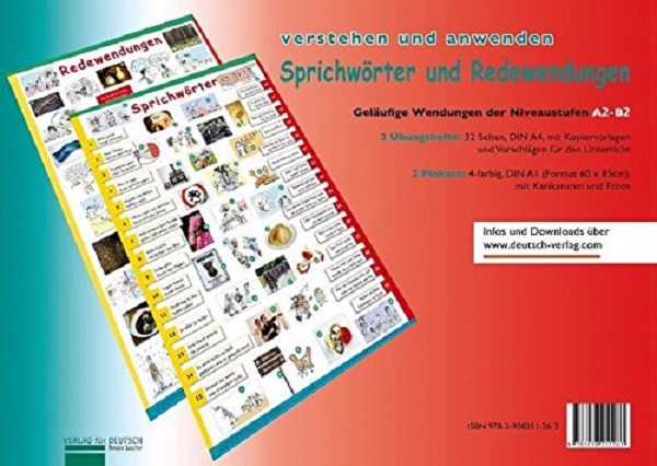 Паперова книга «Lernplakate. Plakate Sprichworter Und Redewendungen», автор Ренате Лашер - фото №1