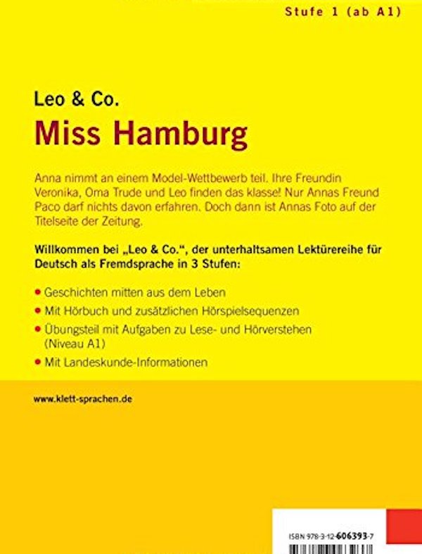 Бумажная книга «Miss Hamburg Leichte Lektüren für Deutsch als Fremdsprache Buch mit Audio-CD», авторов Тео Шерлинг, Эльке Бургер - фото №1