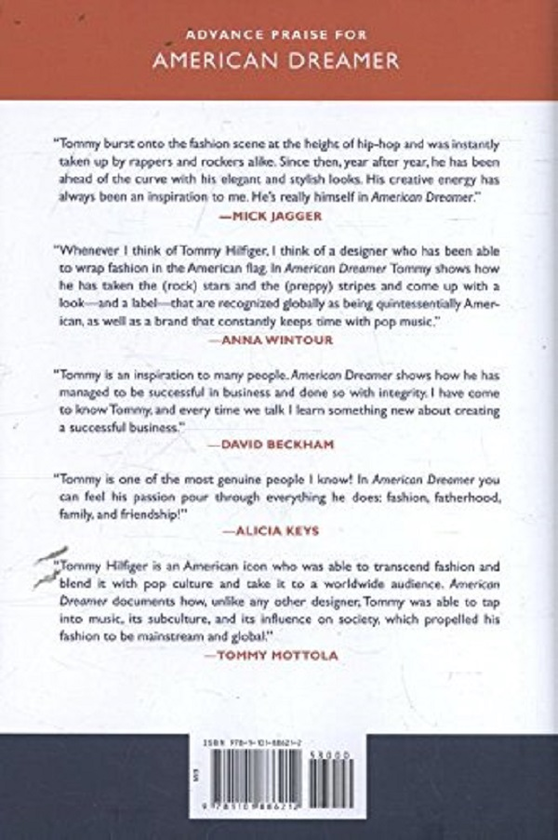 Паперова книга «American Dreamer: My Life in Fashion and Business», автор Томмі Хілфігер - фото №1