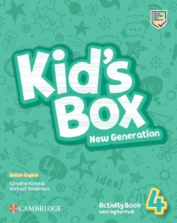 [object Object] «Kid's Box New Generation 4 Activity Book with Digital Pack», авторов Кэролайн Никсон, Майкл Томлинсон - фото №1