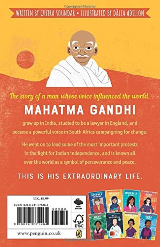 [object Object] «The Extraordinary Life of Mahatma Gandhi», автор Читра Сундар - фото №2 - миниатюра