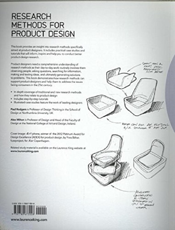 Бумажная книга «Research Methods for Product Design», авторов Пол Роджерс, Алекс Милтон - фото №1