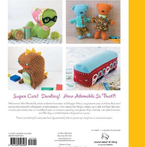 Бумажная книга «Wee Wonderfuls. 24 Dolls to Sew» - фото №1