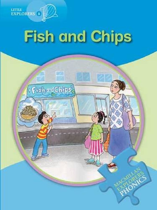 Паперова книга «Little Explorers B: Fish & Chips», автор Гілл Буджелл - фото №1