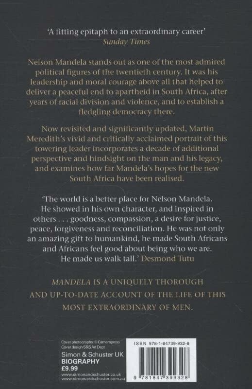 Паперова книга «Mandela. A Biography», автор Мартін Мередіт - фото №1