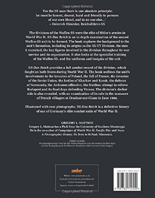 Паперова книга «SS: Das Reich», автор Грегорі Луї Маттсон - фото №1