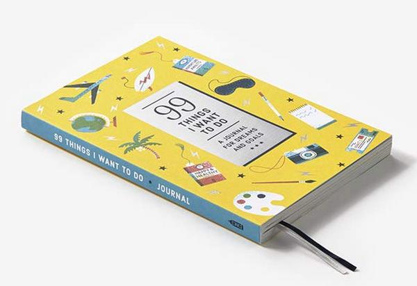 Бумажная книга «99 Things I Want to Do. A Journal for Dreams and Goals» - фото №1