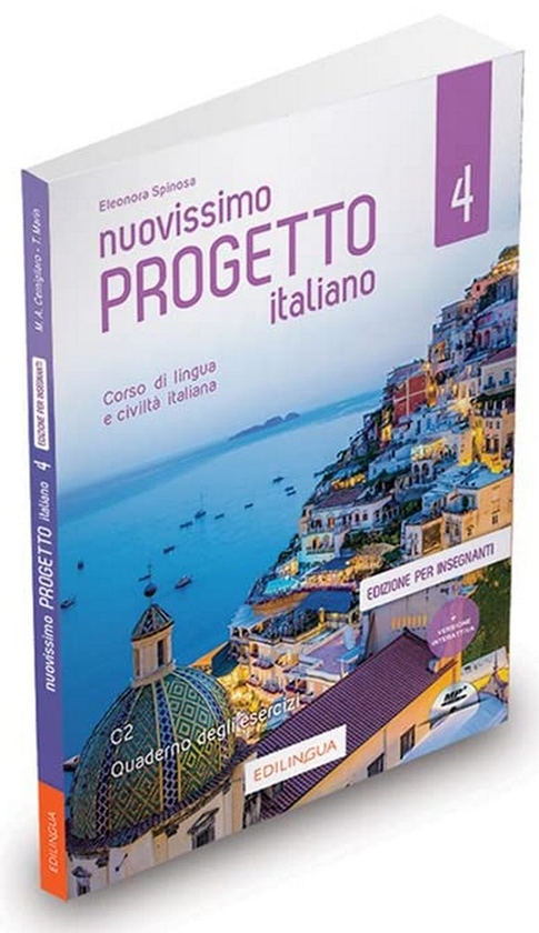 Бумажная книга «Progetto Italiano Nuovissimo 4 (C2) Quaderno degli esercizi dell’insegnante + CD audio», автор Телис Марин - фото №1