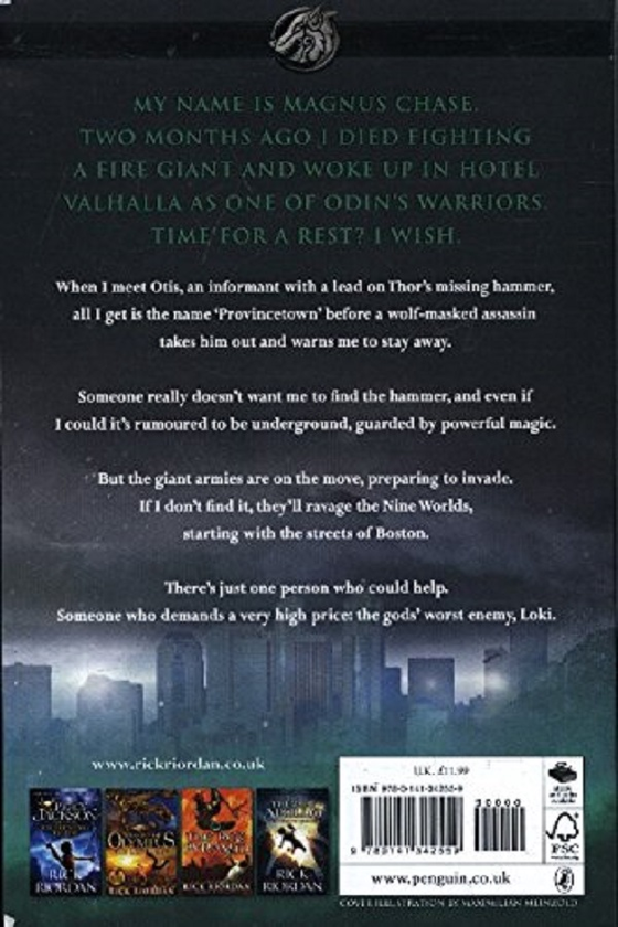 Бумажная книга «Magnus Chase and the Hammer of Thor. Book 2», автор Рик Риордан - фото №1