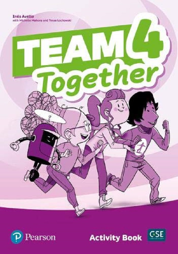 Паперова книга «Team Together 4 Activity Book», авторів Тесса Лочовські, Мішель Махоні, Інес Авелло - фото №1