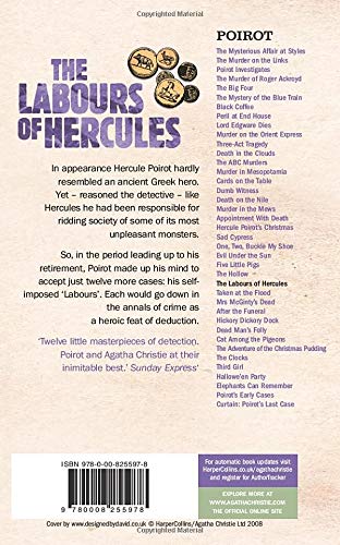 Паперова книга «The Labours of Hercules», автор Агата Крісті - фото №1
