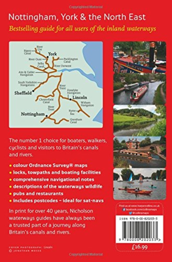 Бумажная книга «Nottingham, York & the North East : Waterways Guide 6» - фото №1